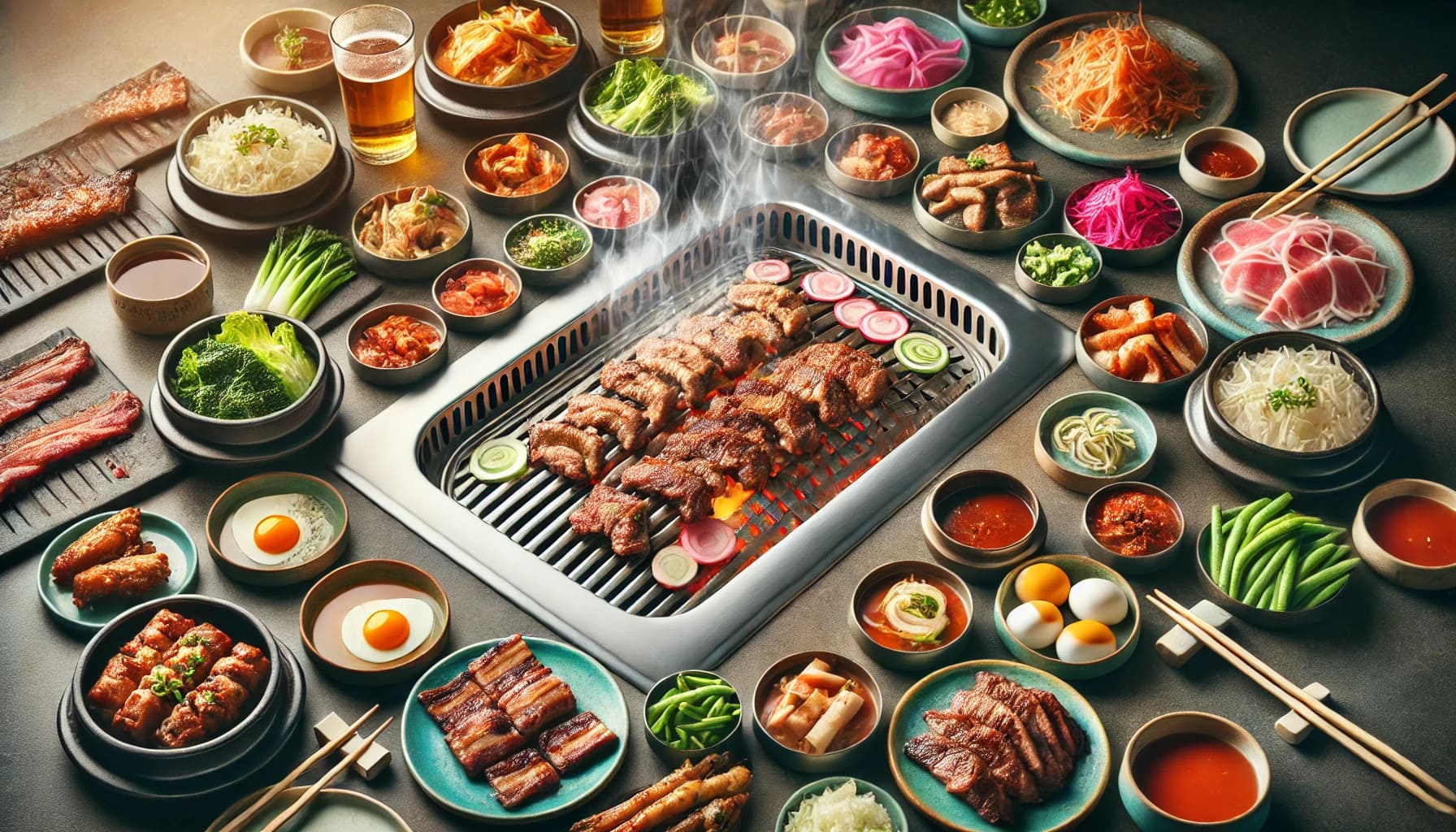 how to eat korean bbq